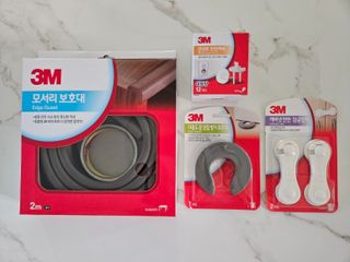 3M 유아안전 4종세트-전기소켓커버 + 모서리보호대 + 서랍안전잠금장치 + 문닫힘보호대 — 5점을 준 리뷰어가 2024년 5월 올린 사용 사진