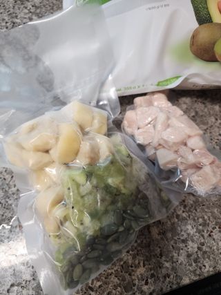 수플먼트 나는 마신닭!! 닭가슴살 주스키트, 먹기 힘들었던 닭가슴살 이제는 마시자 — 5점을 준 리뷰어가 2023년 2월 올린 사용 사진