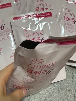 광동생활건강 광동 다이어트 클렌즈6  14입 1박스 (2주구성) — 5점을 준 리뷰어가 2023년 6월 올린 사용 사진