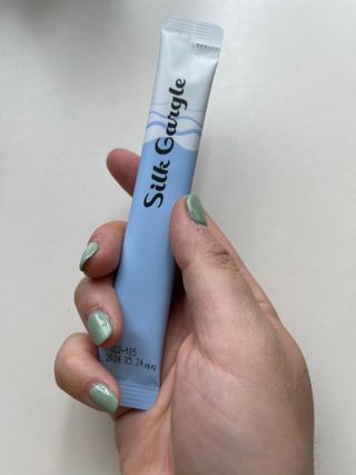 실크가글 실크단백질 함유 구강청결제 11ml 50포 — 5점을 준 리뷰어가 2021년 9월 올린 사용 사진
