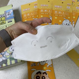 [숨그림] 3D 입체형, 짱구, 무직타이거, 빨강머리앤 우리아이 그리고 내가 쓰는 믿을수있는 케릭터 마스크 — 5점을 준 리뷰어가 2021년 9월 올린 사용 사진