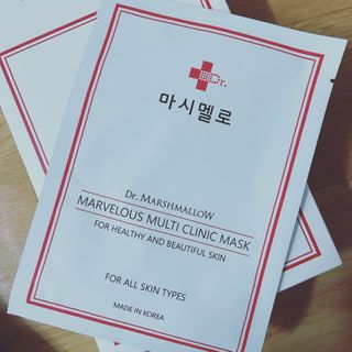 닥터마시멜로 마블러스 멀티 클리닉 마스크 — 4.5점을 준 리뷰어가 2021년 2월 올린 사용 사진