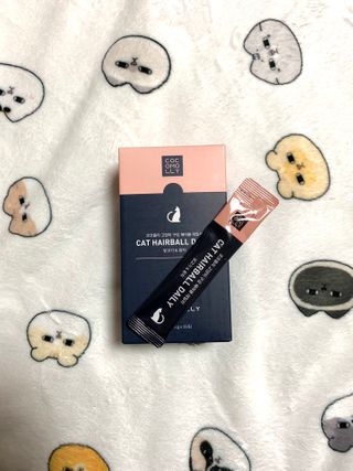 코코몰리 고양이 구강• 헤어볼 데일리 /신장• 요로 데일리 — 3점을 준 리뷰어가 2021년 1월 올린 사용 사진