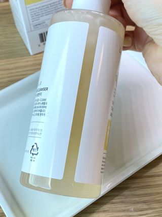 랑벨 내츄럴 딥 포어 클렌저 210ml (저자극 약산성 천연 클렌징 젤) — 4.5점을 준 리뷰어가 2022년 4월 올린 사용 사진