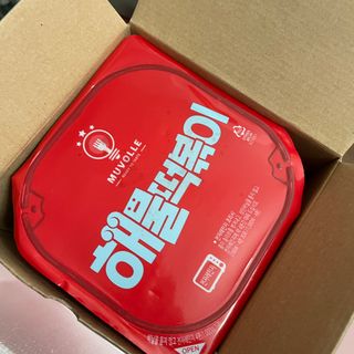 한성기업 무볼레 닭떡볶이+해물떡볶이 2종 세트 — 5점을 준 리뷰어가 2021년 10월 올린 사용 사진