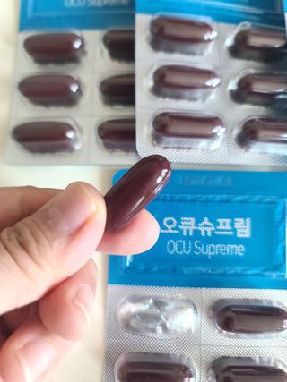 뉴트리션팩토리 비타프렙 오큐슈프림 루테인 오메가3 1050mg — 5점을 준 리뷰어가 2021년 7월 올린 사용 사진