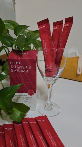 [덜다] 글루타치온 저분자 콜라겐 (20g x 15포) — 5점을 준 리뷰어가 2023년 8월 올린 사용 사진