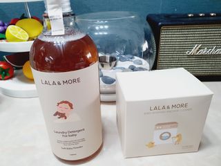 라라앤모어 유아 액체세제+세탁기클리너 — 5점을 준 리뷰어가 2022년 3월 올린 사용 사진