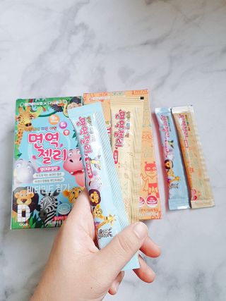 다나음 셀렌에 빠진 아연면역젤리 열대과일맛+사과맛 — 5점을 준 리뷰어가 2021년 3월 올린 사용 사진