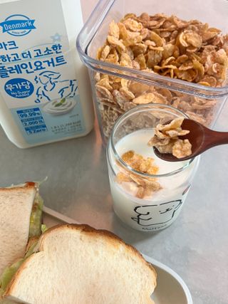 프리_[덴마크] 진하고 더 고소한 플레인 요거트 1.8L — 5점을 준 리뷰어가 2025년 5월 올린 사용 사진