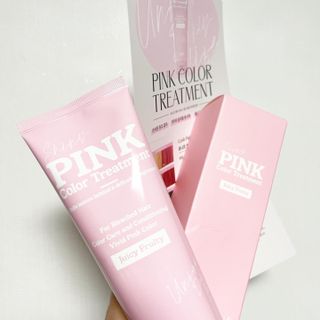 [유니프] 헤어 샤이니 핑크 컬러 트리트먼트240g — 5점을 준 리뷰어가 2023년 12월 올린 사용 사진