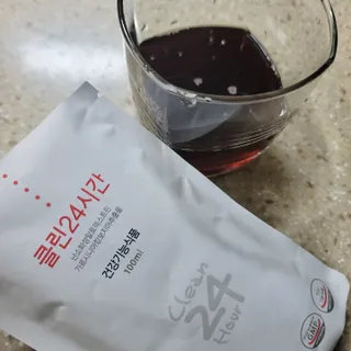 클린24시간 1BOX(5포) + 전용보틀(500ml) — 5점을 준 리뷰어가 2022년 8월 올린 사용 사진