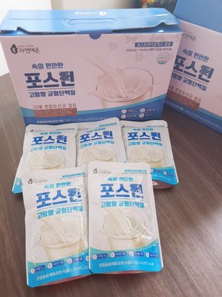 자연에온 마시는 프로틴 고함량 균형단백질 음료 포스틴 125ml 10개입 1BOX — 5점을 준 리뷰어가 2021년 3월 올린 사용 사진