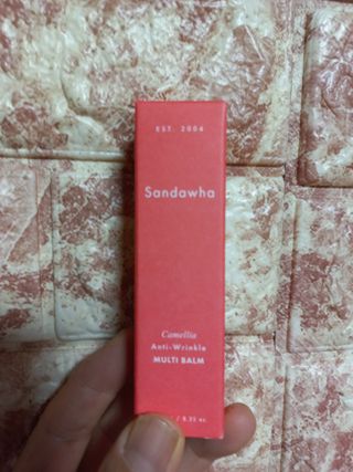 스킨큐어 산다화 카멜리아 안티 링클 멀티밤 — 5점을 준 리뷰어가 2022년 10월 올린 사용 사진
