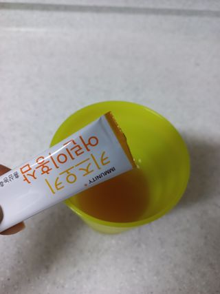 [이뮤니티플러스]우리아이 면역오키, 건강오키 _ 키즈오키 어린이홍삼 10포 1box — 5점을 준 리뷰어가 2022년 1월 올린 사용 사진