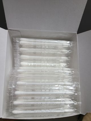 마미앤유 개별 듀얼면봉 — 5점을 준 리뷰어가 2022년 2월 올린 사용 사진