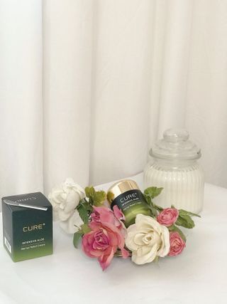 김정문알로에 큐어 큐어 인텐시브 알로에 배리어 릴리프 크림 — 4점을 준 리뷰어가 2021년 3월 올린 사용 사진