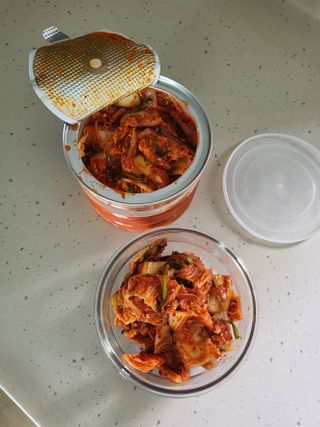 셰프애찬 알배기 겉절이 김치 1kg — 5점을 준 리뷰어가 2022년 9월 올린 사용 사진