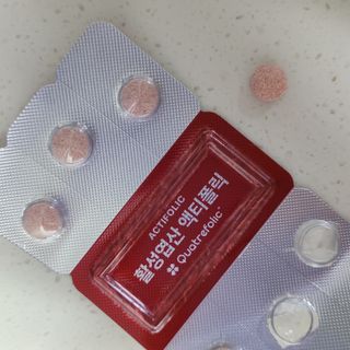 [리노브] 4세대 활성엽산 액티폴릭 270mg x 30정 — 5점을 준 리뷰어가 2022년 8월 올린 사용 사진