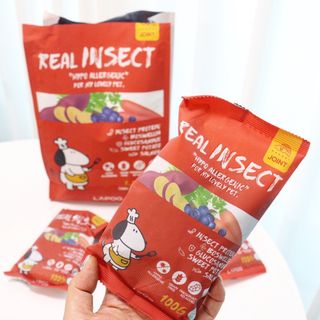 [푸디웜] 라포그  리얼인섹트 관절 저알러지 강아지 사료  1.2KG — 5점을 준 리뷰어가 2022년 8월 올린 사용 사진