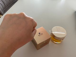 아이앤립 / EYENLIP 아이앤립 24K 골드 N 펩타이드 앰플 크림 — 4점을 준 리뷰어가 2021년 4월 올린 사용 사진