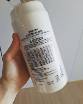 [포레스트스토리] B7 안티 헤어로스 샴푸1,000ml + 헤어팩 1,000ml — 5점을 준 리뷰어가 2021년 3월 올린 사용 사진