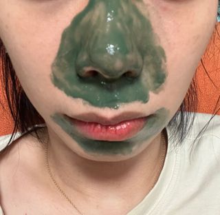 [후르디아] 저자극 필오프팩, 청포도 노즈팩 — 5점을 준 리뷰어가 2023년 8월 올린 사용 사진