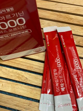 메타아르기닌 GC녹십자웰빙 메타 아르기닌 6000 플러스 오르니틴 — 5점을 준 리뷰어가 2022년 9월 올린 사용 사진
