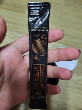프리마인 자체 기업부설 연구소에서 찾아낸 건강한 수면의 비밀.  슬립토 플러스 30포 — 1점을 준 리뷰어가 2021년 10월 올린 사용 사진