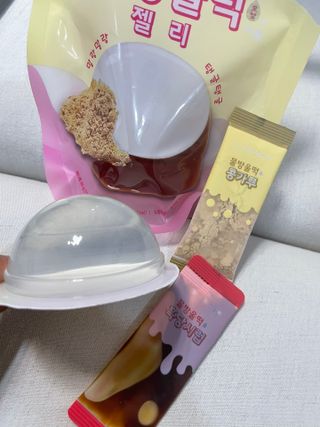 (주) 피치코리아 물방울떡젤리 X 2개입 — 5점을 준 리뷰어가 2022년 11월 올린 사용 사진