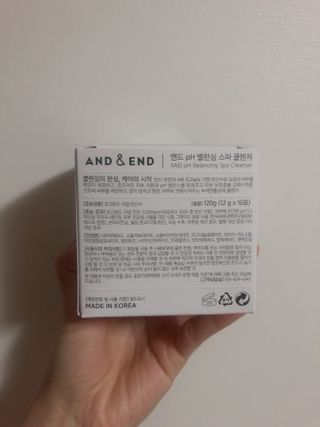 앤앤드 앤드앤엔드 pH 밸런싱 스파클렌저 — 5점을 준 리뷰어가 2021년 2월 올린 사용 사진