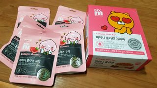 일동제약 마이니 마이니 늘씬날씬 콜라겐 세트 — 5점을 준 리뷰어가 2021년 2월 올린 사용 사진