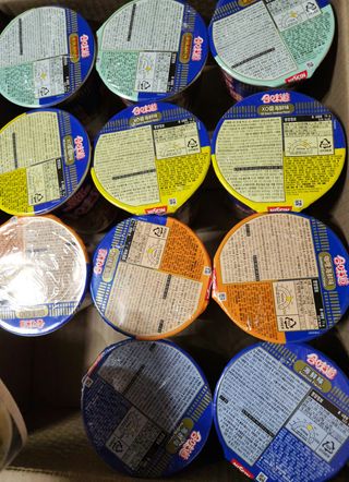 NISSIN 닛신 컵누들  4종 - 씨푸드오리지날, 씨푸드 스파이시, 씨푸드 커리, 씨푸드 XO소스 — 5점을 준 리뷰어가 2022년 12월 올린 사용 사진
