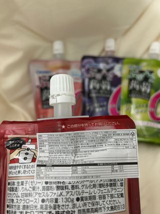 ORIHIRO 오리히로 곤약젤리 제로칼로리 130g 4종 4팩(맛별로 1팩씩) — 5점을 준 리뷰어가 2023년 3월 올린 사용 사진
