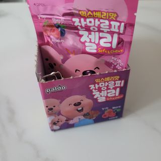 [팔도] 잔망루피젤리 믹스베리맛 42g 8개 — 5점을 준 리뷰어가 2022년 1월 올린 사용 사진
