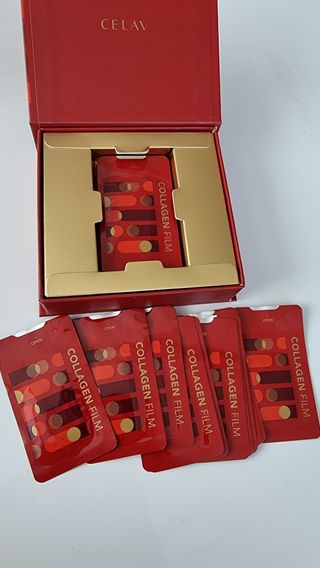 프리마인 귀족의 콜라겐, 92배 흡수율. 럭셔리 프리미엄 셀라브 콜라겐필름 30매 — 5점을 준 리뷰어가 2022년 5월 올린 사용 사진