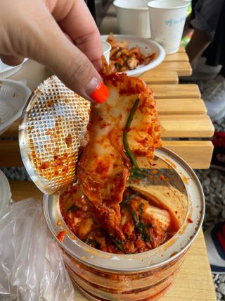 셰프애찬 알배기 겉절이 김치 1kg — 5점을 준 리뷰어가 2022년 9월 올린 사용 사진