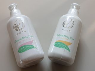 mom e 맘이 내추럴 베이비 케어 샴푸앤바스+로션 — 4점을 준 리뷰어가 2021년 1월 올린 사용 사진