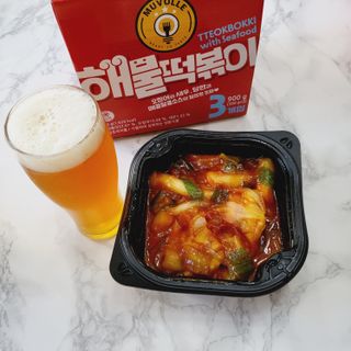 한성기업 무볼레 닭떡볶이+해물떡볶이 2종 세트 — 5점을 준 리뷰어가 2021년 10월 올린 사용 사진