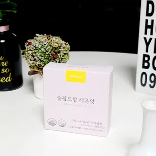[슬림드랍 레몬맛] 건기식 다이어트 보조제 겸 비타민 — 5점을 준 리뷰어가 2022년 1월 올린 사용 사진
