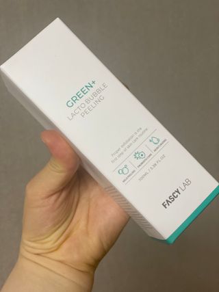 파시랩 그린 플러스 락토 버블 필링 — 4점을 준 리뷰어가 2021년 6월 올린 사용 사진
