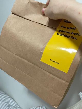 디어엘로디 유기농 무표백 건티슈 60매 — 5점을 준 리뷰어가 2022년 8월 올린 사용 사진