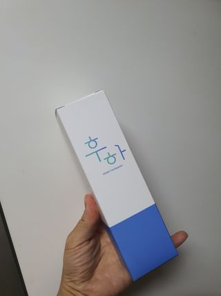 [심폐소생소] 무불소 임산부 천연 치약 — 4점을 준 리뷰어가 2021년 8월 올린 사용 사진