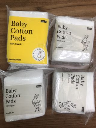 디어엘로디 프리미엄 유기농 베이비 솜티슈 40매 3 + 1 PACK — 3점을 준 리뷰어가 2021년 2월 올린 사용 사진