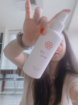 AYU25[아유트웬티파이브] 피부건강에 꼭 필요한 pH 약산성 와일드 로즈토너 — 4점을 준 리뷰어가 2021년 4월 올린 사용 사진