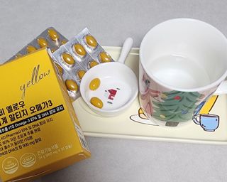 아이비웰니스 [카톡]롱비다 커큐민 강황 400mg 함유 아이비 옐로우 초임계 알티지 오메가3 KD 파마 (30캡슐) — 5점을 준 리뷰어가 2025년 5월 올린 사용 사진