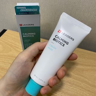 리더스코스메틱 리더스 카밍 바이오틱스 크림 마스크 — 5점을 준 리뷰어가 2021년 4월 올린 사용 사진