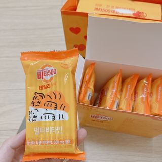 광동제약 [광동] 비타500데일리스틱 70포X2개 + 뚱랑이엽서 + 쇼핑백 증정 — 5점을 준 리뷰어가 2022년 10월 올린 사용 사진