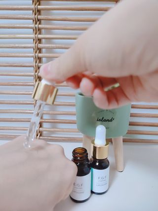 랑팡 EGF+FGF 10ppm 리포좀 앰플 원액 10ml — 5점을 준 리뷰어가 2021년 11월 올린 사용 사진