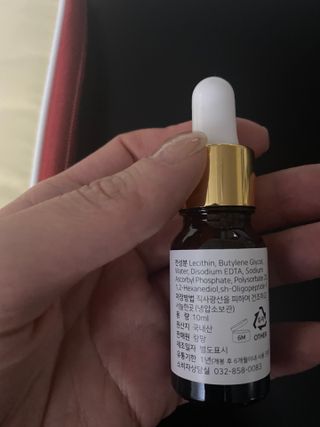 랑팡 EGF+FGF 10ppm 리포좀 앰플 원액 10ml — 5점을 준 리뷰어가 2021년 12월 올린 사용 사진